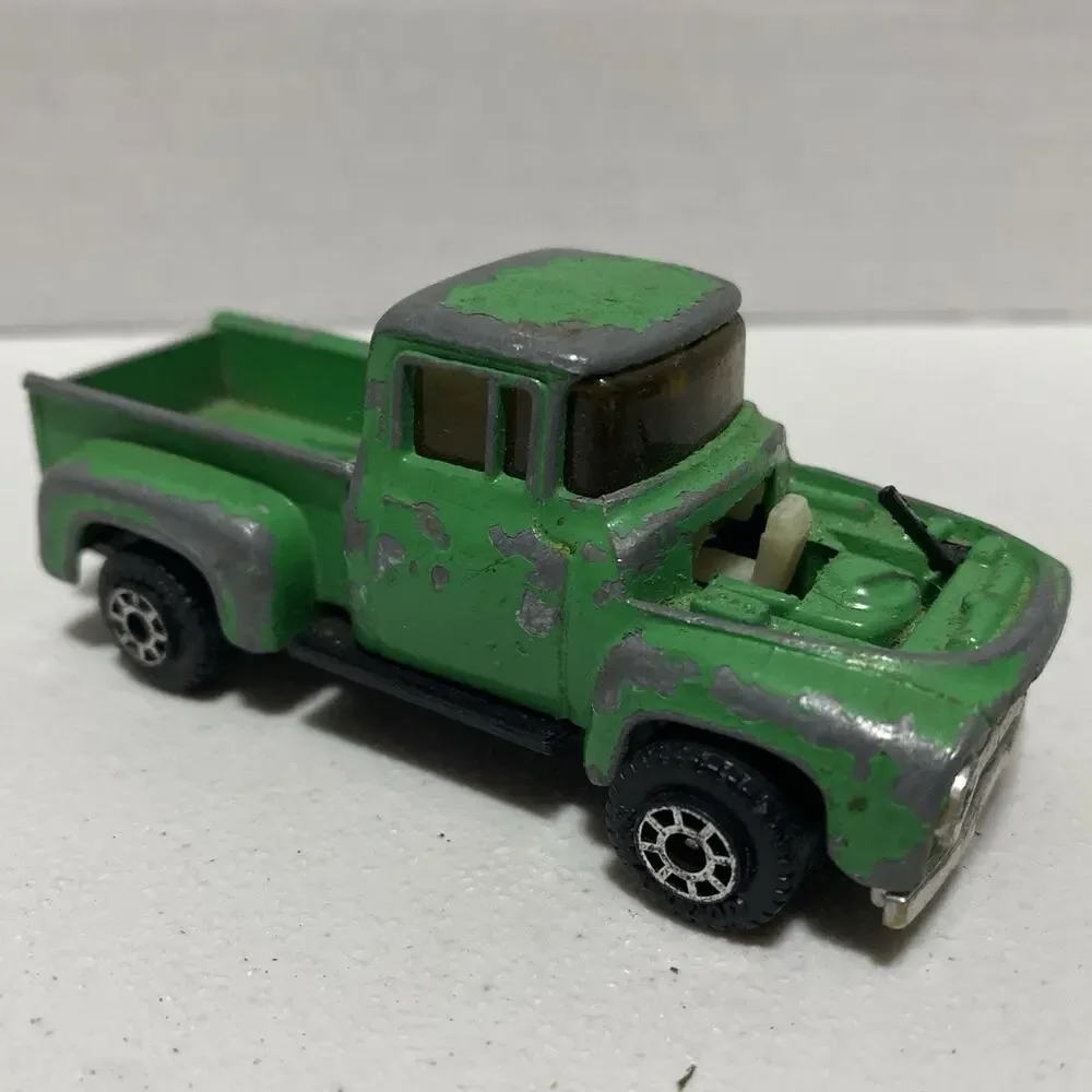 Lot Of Four Vintage Toy Cars Ambulance Truck Sportscar Futuristic Vehicle